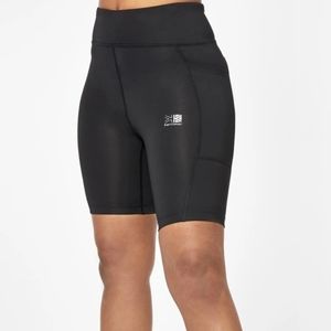 Karrimor NWT medium black and pink stretch athletic running cycling Biker Shorts